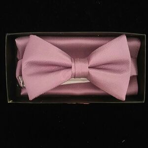 MEN'S LARR BRIO BOW TIE AND HANKY SET